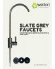 Wellon Slate Grey Stainless Steel SUS304 Kitchen Water Filter Faucet for Most Reverse Osmosis Units Faucets Conveying subtle sophistication with a sleek finish.